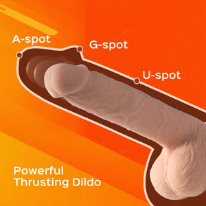 KENZO App-controlled Realistic Thrusting Dildo With Suction Cup 9.5 Inch