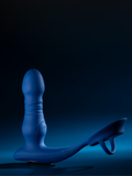 CYRUS App-Controlled Thrusting Prostate Massager with Cock Ring - Blue